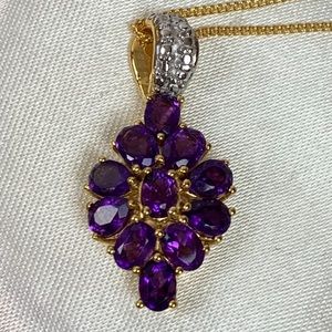 💜Genuine Lusaka Amethyst Pendant💜